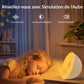 Réveil connecté en USB, câble et manuel inclus