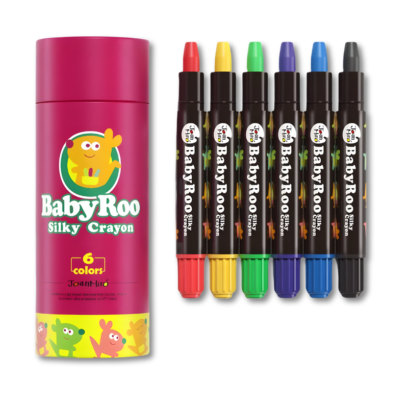 Ensemble de 6 crayons pour enfants, effet pastel