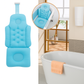 Oreiller de bain ergonomique sur fond blanc, vue de face