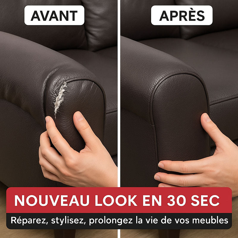 Patch Réparation Cuir Auto-Adhésif d2ee2fb8 44b4 b027 4b4fff2574e1 vue du matériau