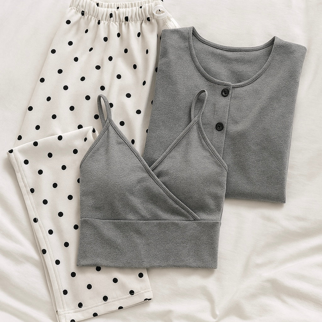 Détail du pantalon avec taille élastique confortable