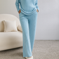 Pantalon droit du pyjama en vue latérale