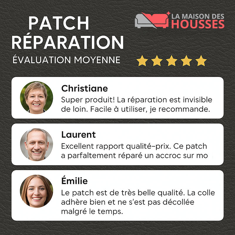 Patch Réparation Cuir Auto-Adhésif 3cb099b1 c1f7 4b38 a63f vue latérale