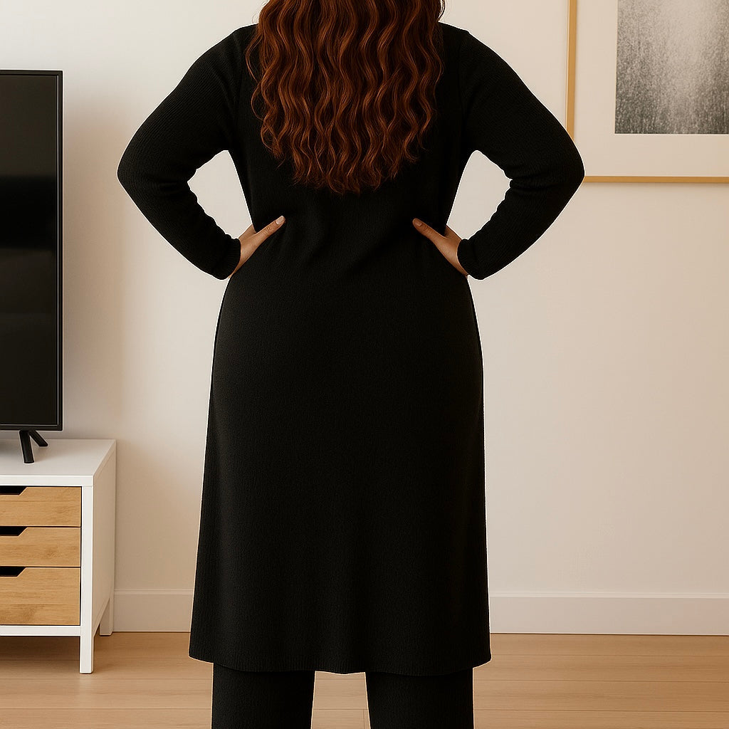 Pyjama exposé sur un lit, ambiance cocooning