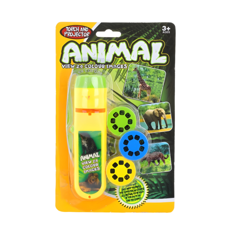 Animaux de la savane projetés sur un plafond