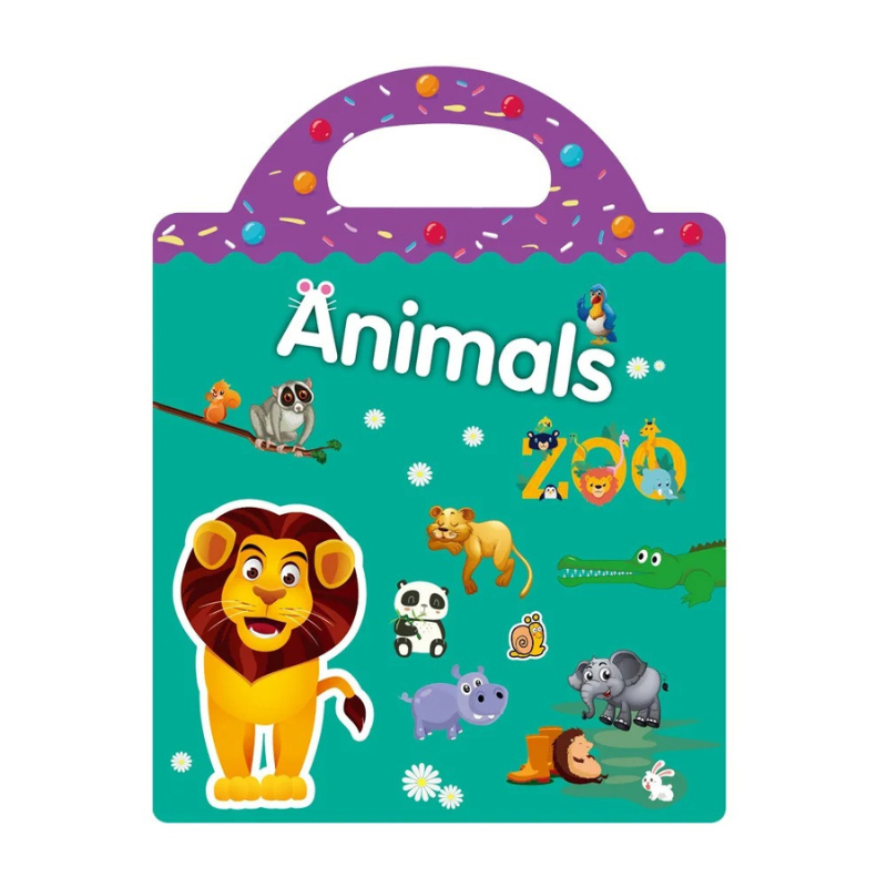 Autocollants d'animaux colorés pour activités éducatives