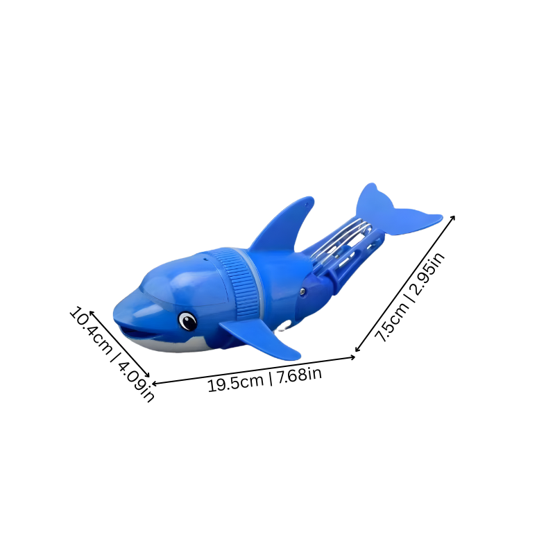 Dimensions du jouet dauphin électrique pour enfants