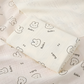 Matelas bébé avec motif lapin noir et blanc
