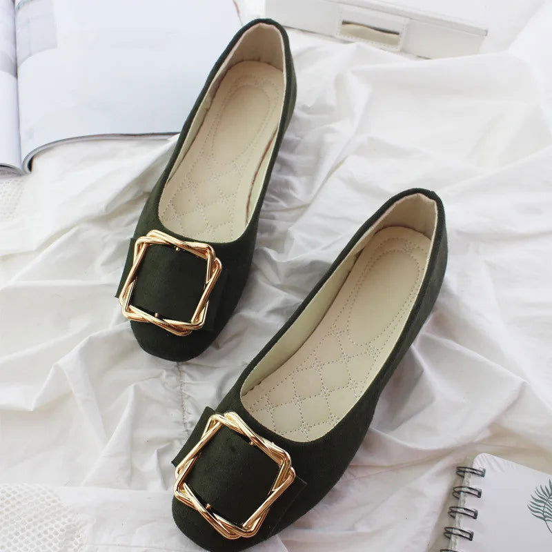 Semelle antidérapante des ballerines, vue en dessous