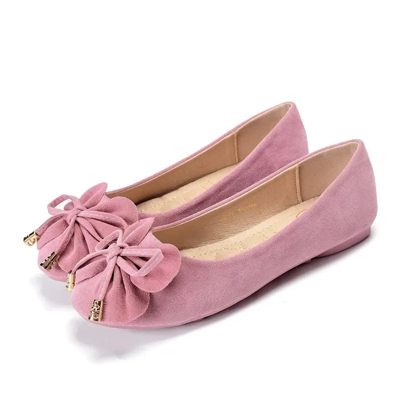 Ballerines élégantes avec forme arrondie classique
