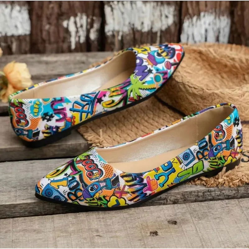 Détail de la semelle intérieure rembourrée des ballerines