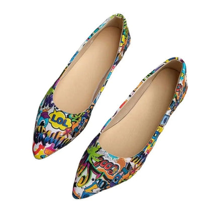 Ballerines confortables avec matériaux respirants et design unique