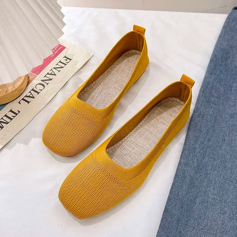 Ballerines avec semelle intérieure rembourrée pour confort prolongé
