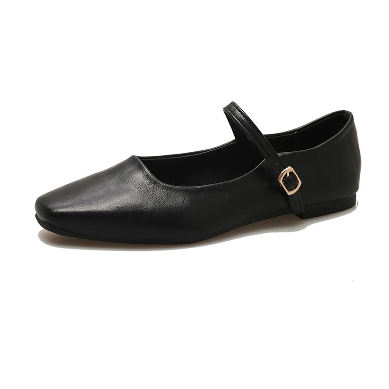 Vue arrière des ballerines, montrant la finition soignée