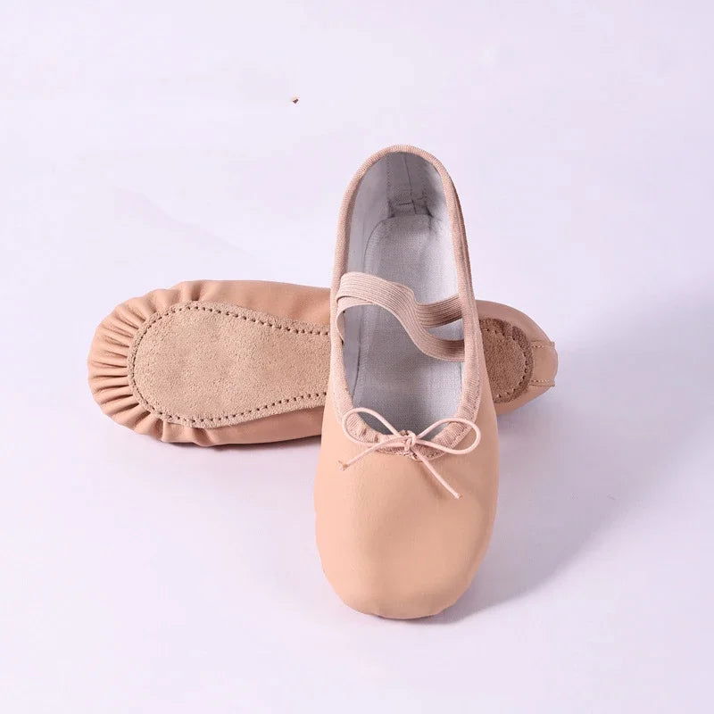 Ballerines de danse avec semelle en daim antidérapante
