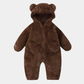 Combinaison ourson marron, confortable et respirante