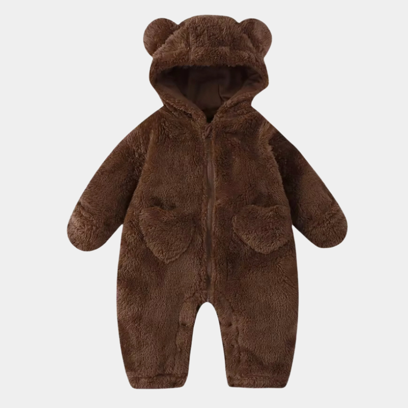 Combinaison ourson marron, confortable et respirante