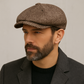 Casquette Gavroche marron avec design rétro élégant