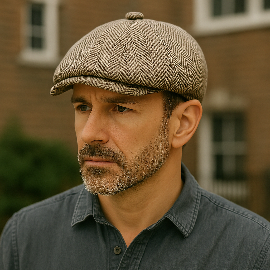 Béret en coton pour homme, style authentique