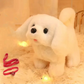 Chien jouet Bichon Frisé interactif pour enfants