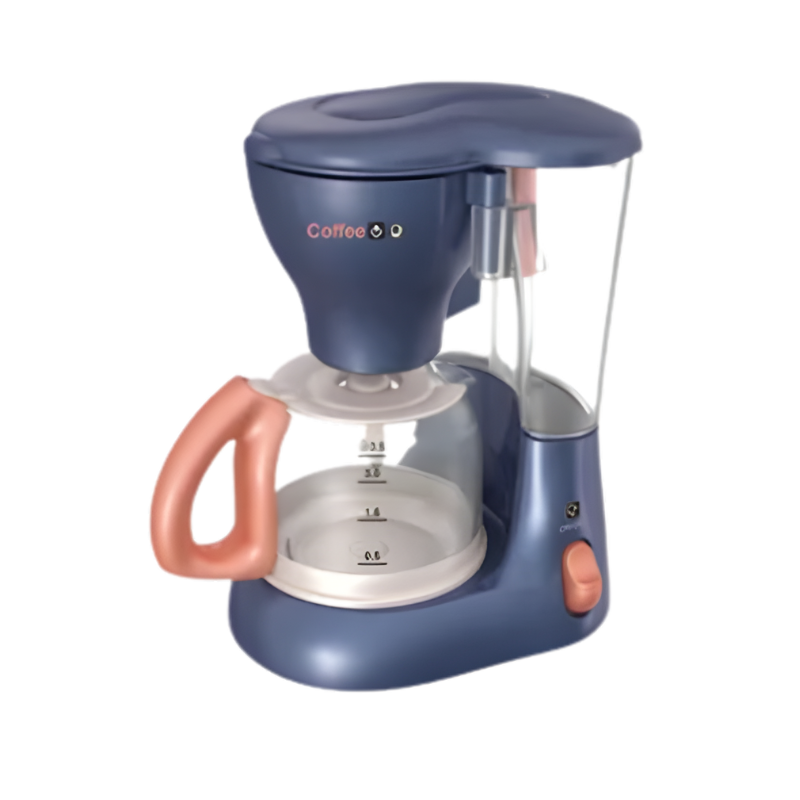 Machine à café bleue en jouet pour jeu éducatif