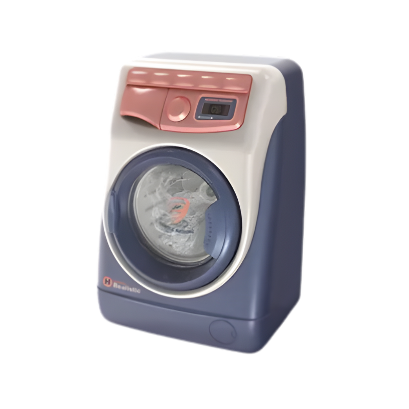 Lave-linge jouet bleu pour activités de ménage enfantines