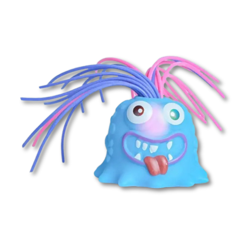 Monstre jouet bleu, interactif et résistant pour enfants
