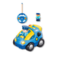 Voiture télécommandée bleue avec éléments de police