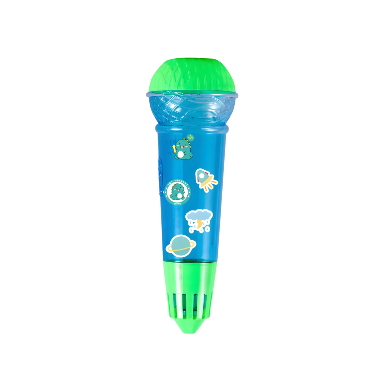 Microphone éducatif pour enfants en couleur bleue