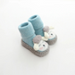 Chaussures bébé bleues avec semelle sécurisée