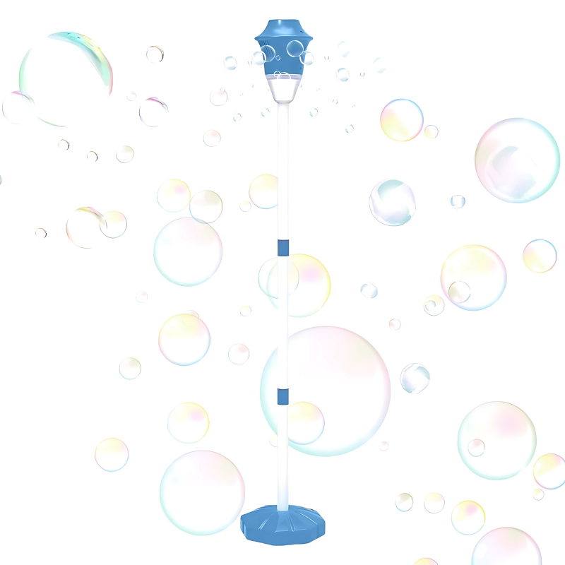 Machine à bulles lumineuses en version bleue