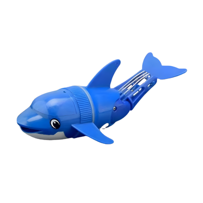 Jouet dauphin électrique bleu en plastique ABS