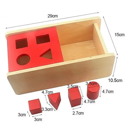 Boîtes à Formes Montessori Bois boites formes montessori mon vue latérale vue 14