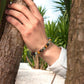 Bracelet élastique de 18 cm en pierres protectrices variées