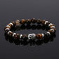 Ensemble de bracelets avec Bouddha et perles argentées