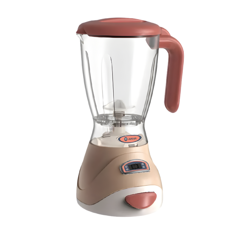 Machine à jus marron en plastique pour jeu de cuisine enfant