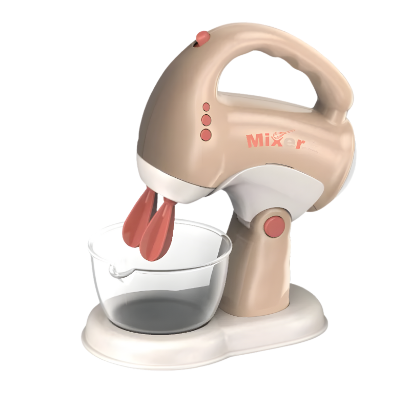 Mixeur marron en jouet pour cuisine interactive