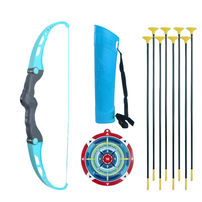 Détail du set de jeu de cible avec flèches