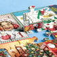 Calendrier de l'Avent avec pièces de puzzle colorées