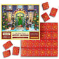 Façade de maison décorée pour Noël en puzzle