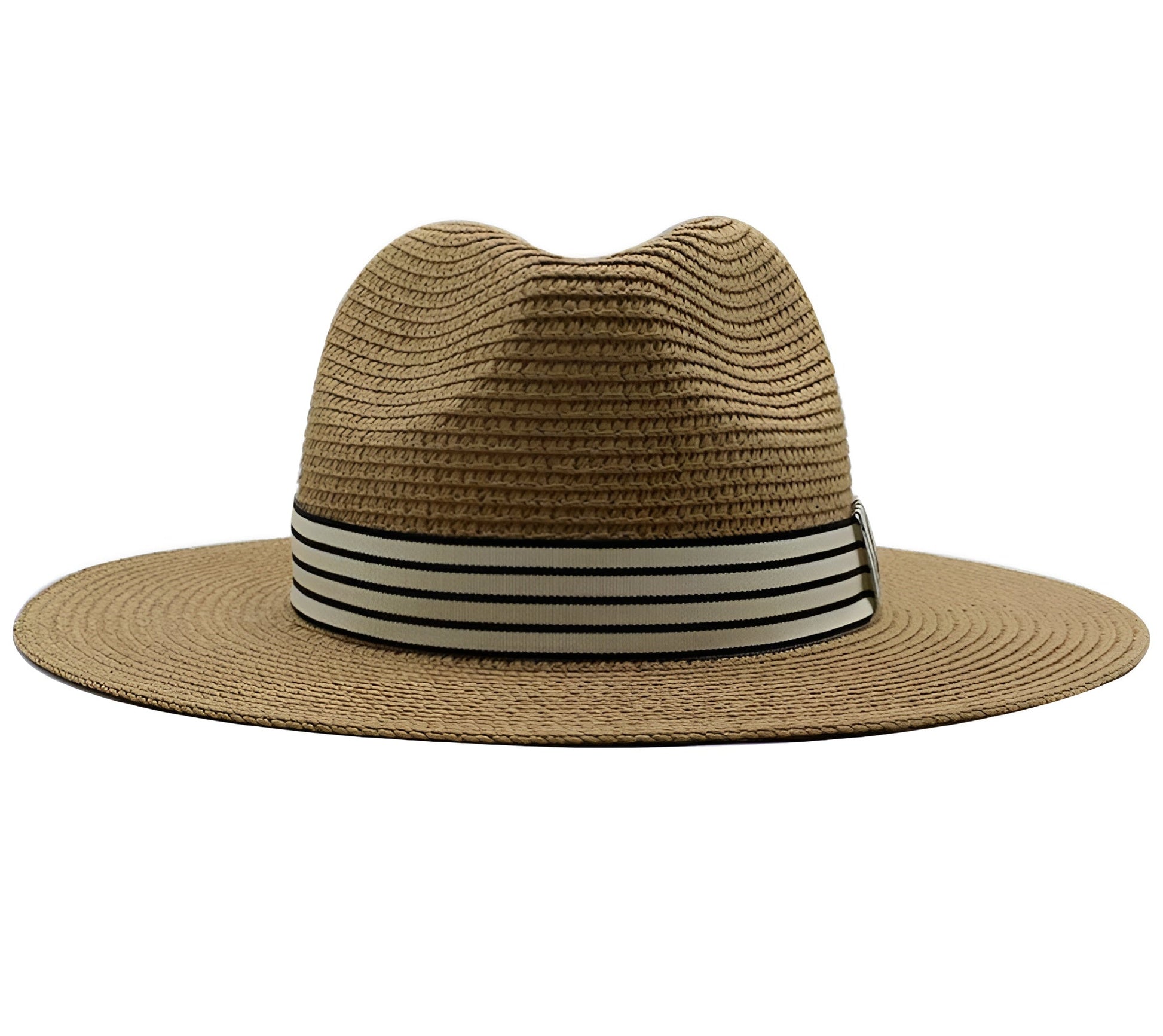 Chapeau Panama posé sur une surface en bois clair