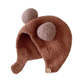 Bonnet caramel avec protection des oreilles