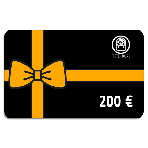 Carte-cadeau électronique avec un crédit de 200 euros