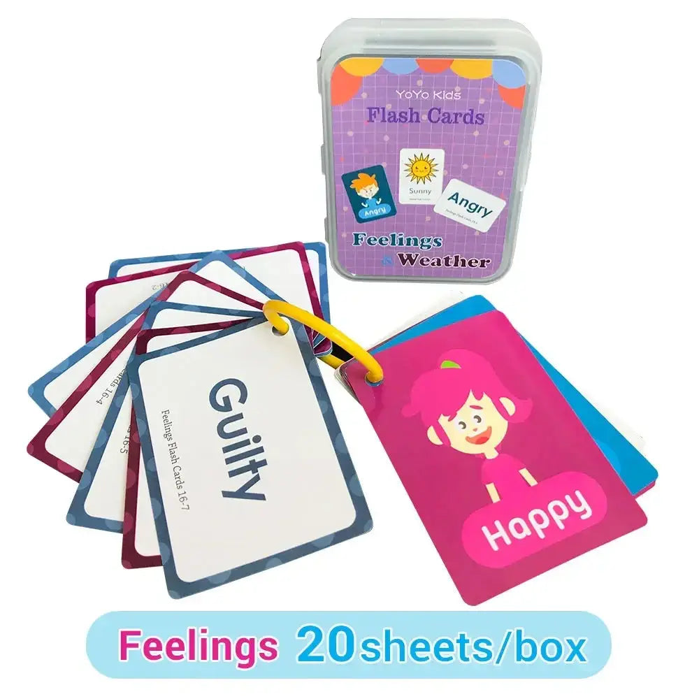 Cartes éducatives avec images et mots pour jeunes enfants