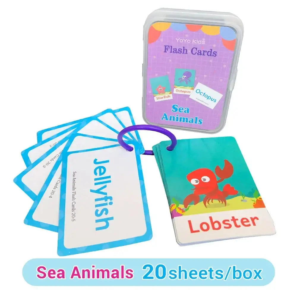 Cartes éducatives avec illustrations pour coordination œil-main