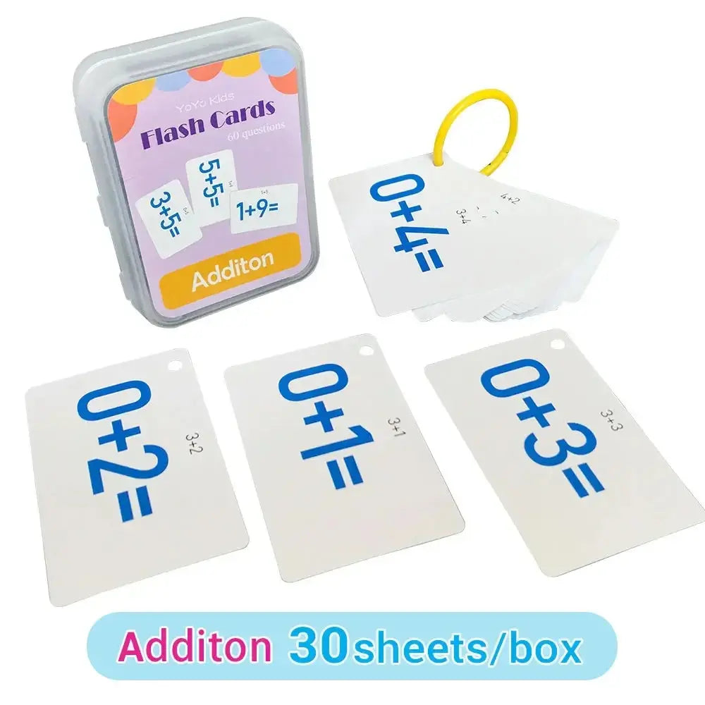 Cartes éducatives avec illustrations de couleurs primaires
