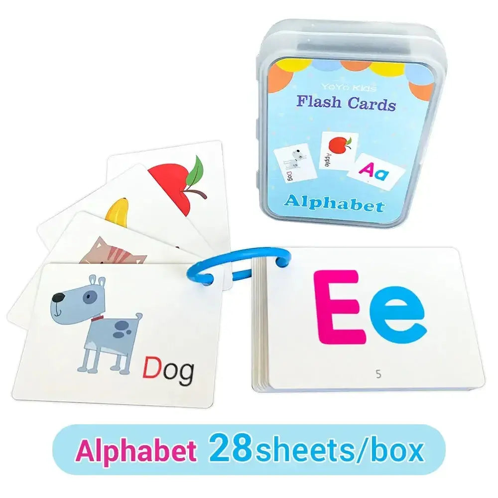 Cartes éducatives avec mots simples pour enfants de 12 mois
