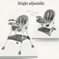 Chaise haute pliée pour un rangement facile