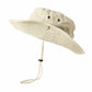 Détail du cordon réglable et amovible du chapeau