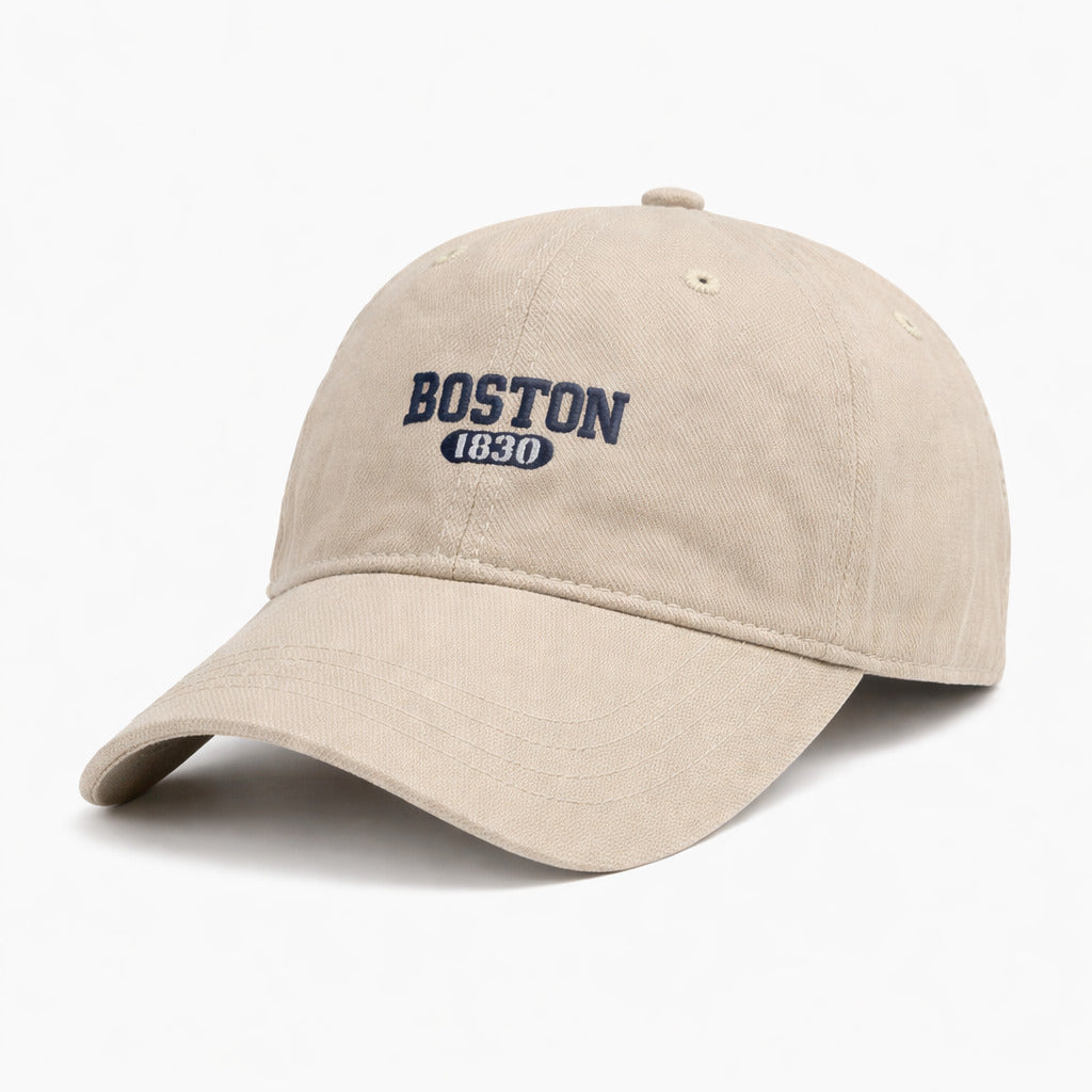 Vue rapprochée de la texture du tissu de la casquette